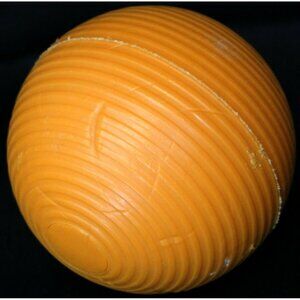 Franklin Replacement Croquet Ball - Ribbed Solid Orange - 8.5" Circumference
